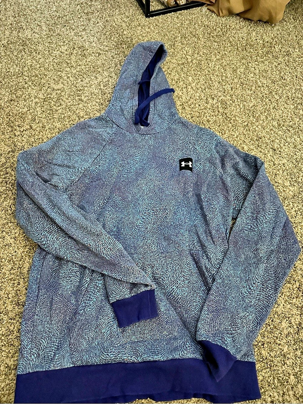 Under Armour Fleece Twist Hoodie Blue & Purple